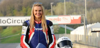 Ieva Baublyte Motorcyle Racing